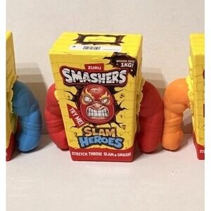 Zuru Slam Heroes Red Wrestler Sand Filled Figure Stretch Throw Smash Toys